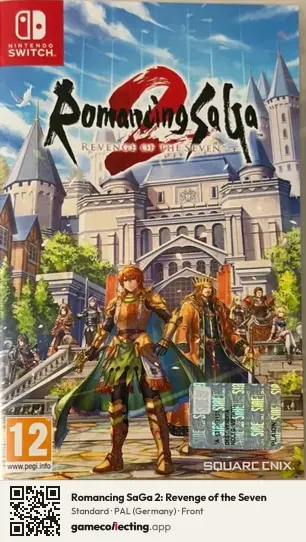 Romancing SaGa 2: Revenge of the Seven Nintendo Switch, Germany box front