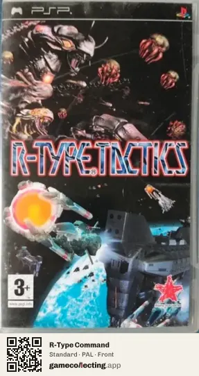 R-Type Command PlayStation Portable, PAL box front