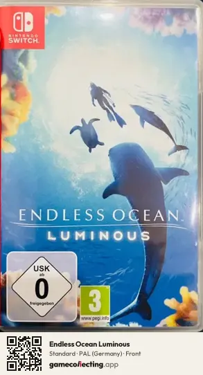 Endless Ocean Luminous Nintendo Switch, Germany box front