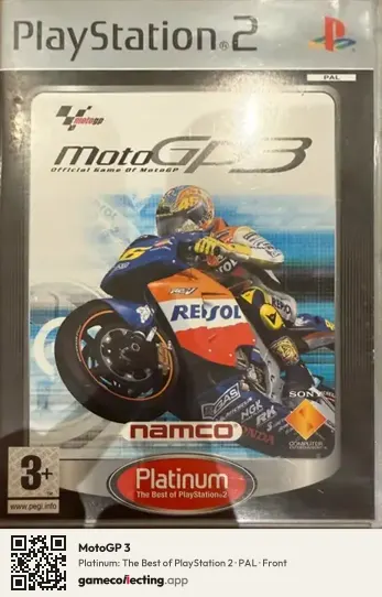 MotoGP 3 PlayStation 2, PAL box front