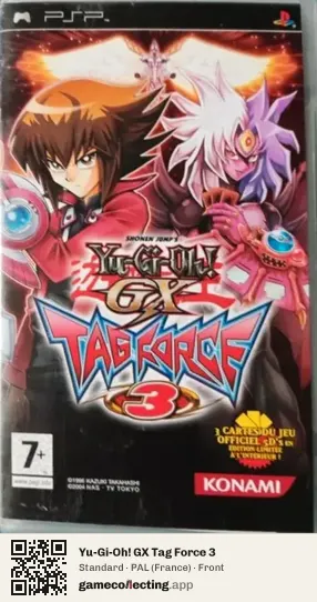 Yu-Gi-Oh! GX Tag Force 3 PlayStation Portable, France box front