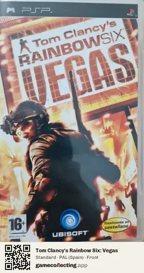 Tom Clancy's Rainbow Six: Vegas PlayStation Portable, Spain box front