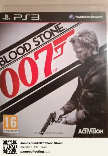James Bond 007: Blood Stone PlayStation 3, PAL box front
