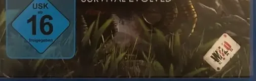 Ark: Survival Evolved, the USK square on its front