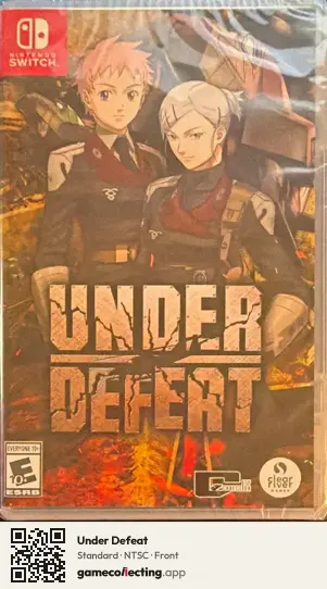 Under Defeat Nintendo Switch, NTSC box front