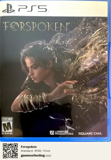 Forspoken PlayStation 5, NTSC box front