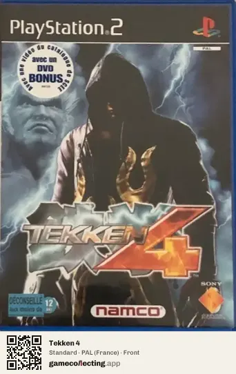 Tekken 4 PlayStation 2, France box front