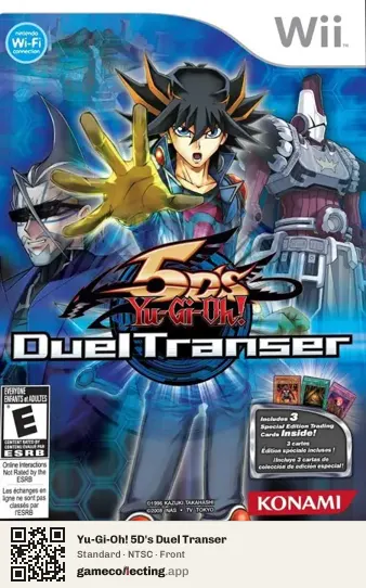 Yu-Gi-Oh! 5D's Duel Transer Nintendo Wii, NTSC box front