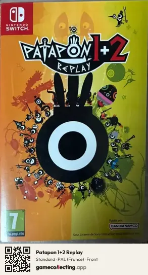 Patapon 1+2 Replay Nintendo Switch, France box front