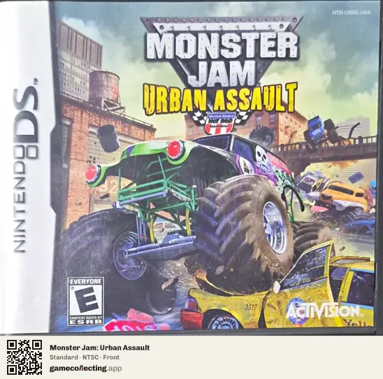Monster Jam: Urban Assault Nintendo DS, NTSC box front