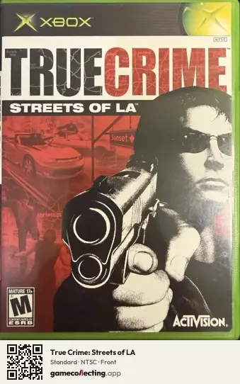 True Crime: Streets of LA Xbox, NTSC box front