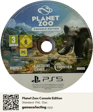 Planet Zoo: Console Edition PlayStation 5, PAL disc