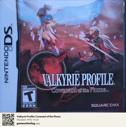 Valkyrie Profile: Covenant of the Plume Nintendo DS, NTSC box front