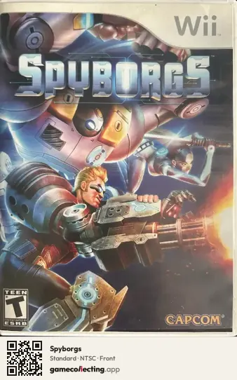 Spyborgs Nintendo Wii, NTSC box front