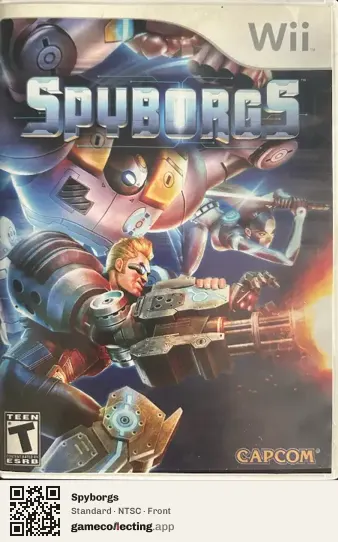 Spyborgs Nintendo Wii, NTSC box front