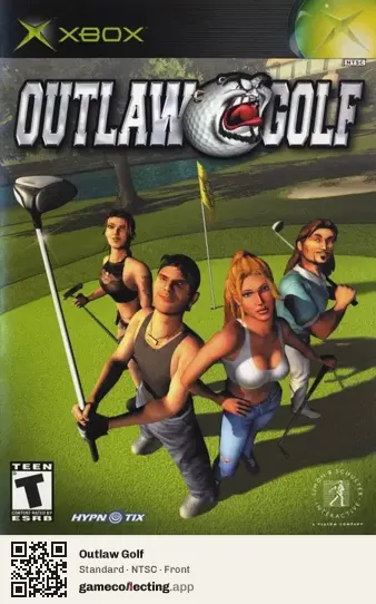 Outlaw Golf Xbox, NTSC box front