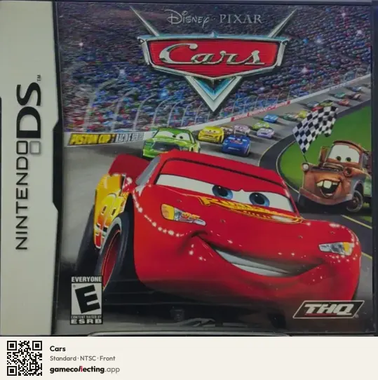 Cars Nintendo DS, NTSC box front