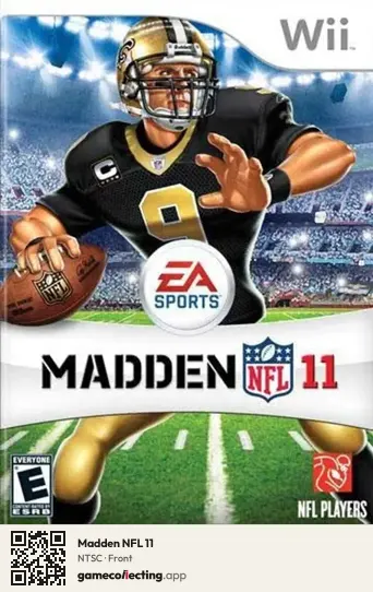 Madden NFL 11 Nintendo Wii, NTSC box front