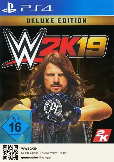 WWE 2K19 PlayStation 4, Germany box front