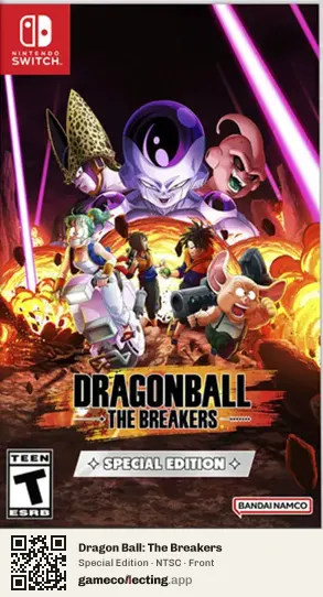 Dragon Ball: The Breakers Nintendo Switch, NTSC box front