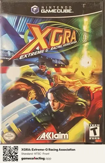 XGRA: Extreme-G Racing Association Nintendo GameCube, NTSC box front