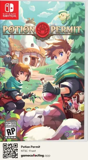 Potion Permit Nintendo Switch, NTSC box front