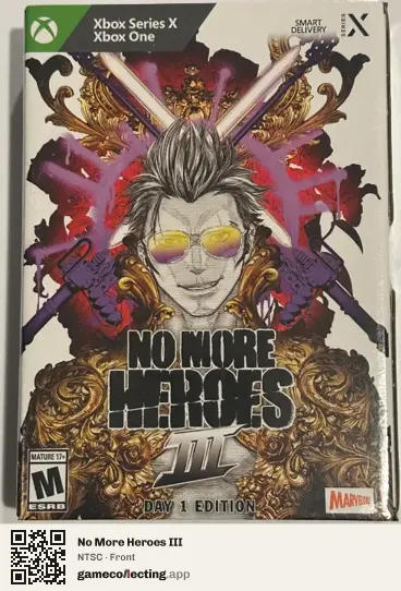No More Heroes III Xbox Series X, NTSC box front
