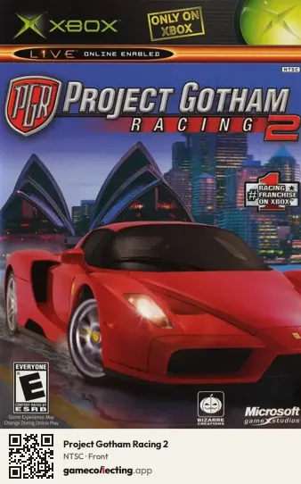 Project Gotham Racing 2 Xbox, NTSC box front