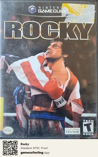 Rocky Nintendo GameCube, NTSC box front