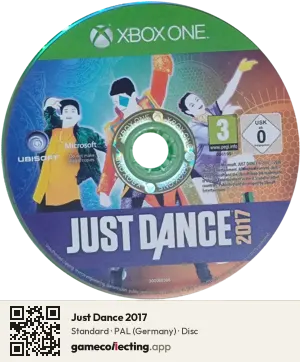 Just Dance 2017 Xbox One, PAL disc