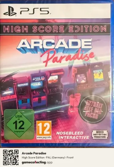 Arcade Paradise PlayStation 5, Germany box front