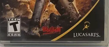 Star Wars Battlefront: Elite Squadron, the ESRB box on its front