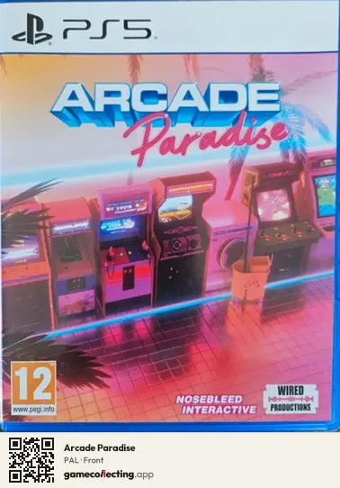 Arcade Paradise PlayStation 5, PAL box front