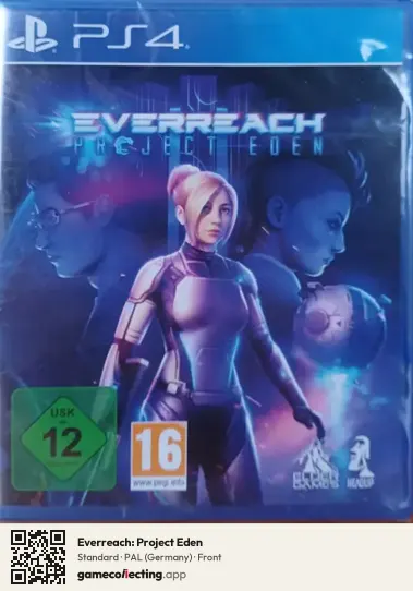Everreach: Project Eden PlayStation 4, Germany box front