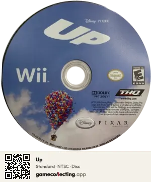 Up Nintendo Wii, NTSC disc