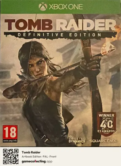 Tomb Raider Xbox One, PAL box front