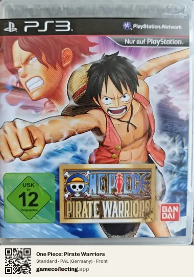 One Piece: Pirate Warriors PlayStation 3, Germany box front