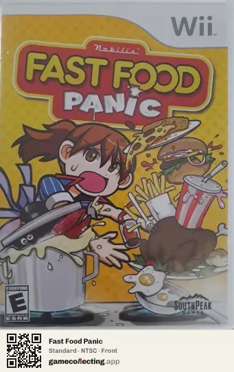 Fast Food Panic Nintendo Wii, NTSC box front