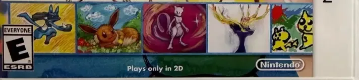 Pokémon Art Academy, the ESRB box on its front