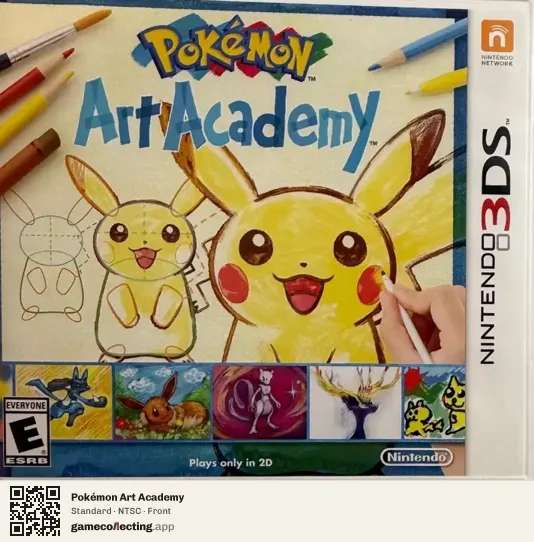 Pokémon Art Academy Nintendo 3DS, NTSC box front
