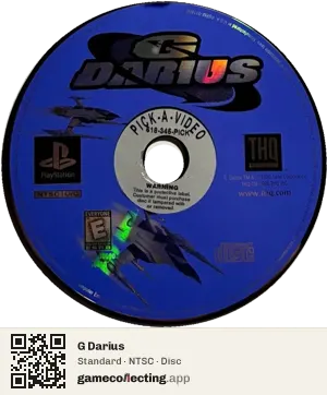 G Darius PlayStation, NTSC disc