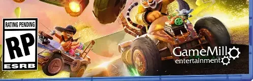 DreamWorks All-Star Kart Racing, the ESRB box on its front