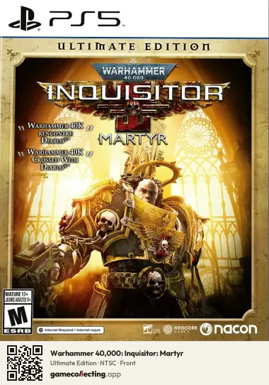 Warhammer 40,000: Inquisitor: Martyr PlayStation 5, NTSC box front