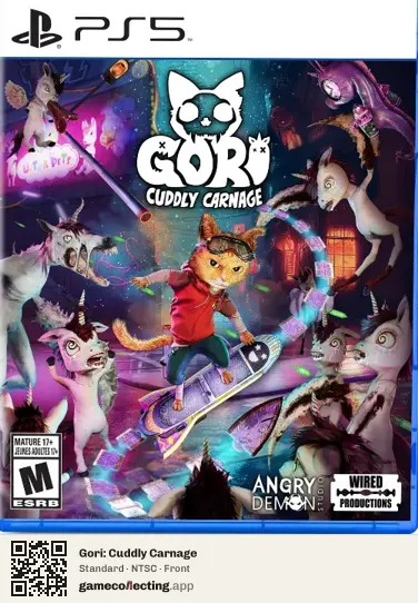 Gori: Cuddly Carnage PlayStation 5, NTSC box front