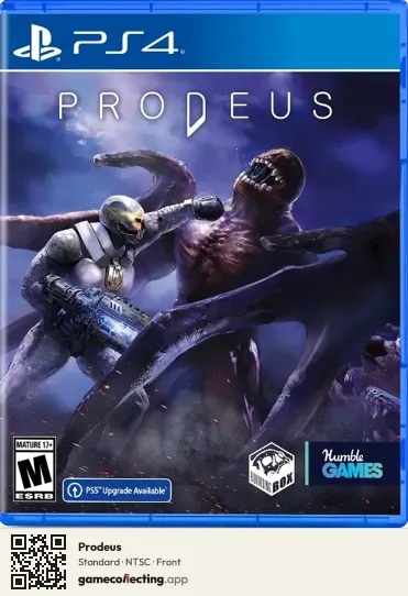 Prodeus PlayStation 4, NTSC box front