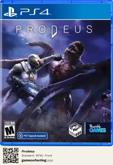 Prodeus PlayStation 4, NTSC box front