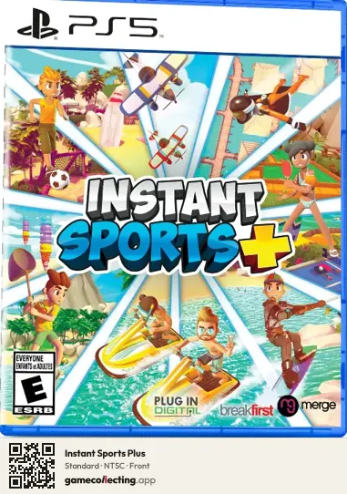 Instant Sports Plus PlayStation 5, NTSC box front