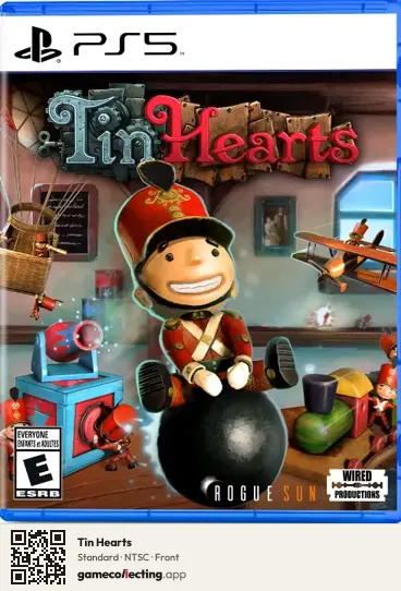 Tin Hearts PlayStation 5, NTSC box front
