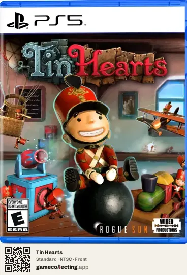 Tin Hearts PlayStation 5, NTSC box front