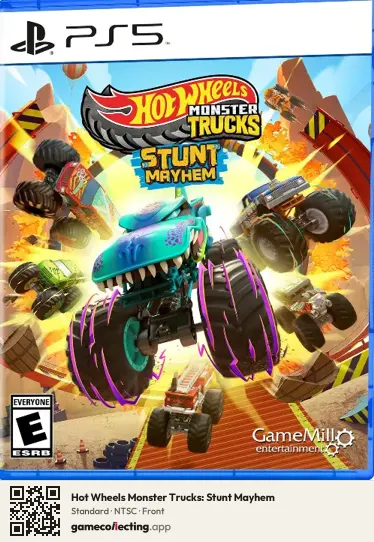 Hot Wheels Monster Trucks: Stunt Mayhem PlayStation 5, NTSC box front